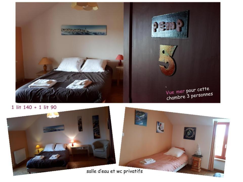 Les Hortensias Gr 34 - Chambres D'Hotes Trévou-Tréguignec Esterno foto